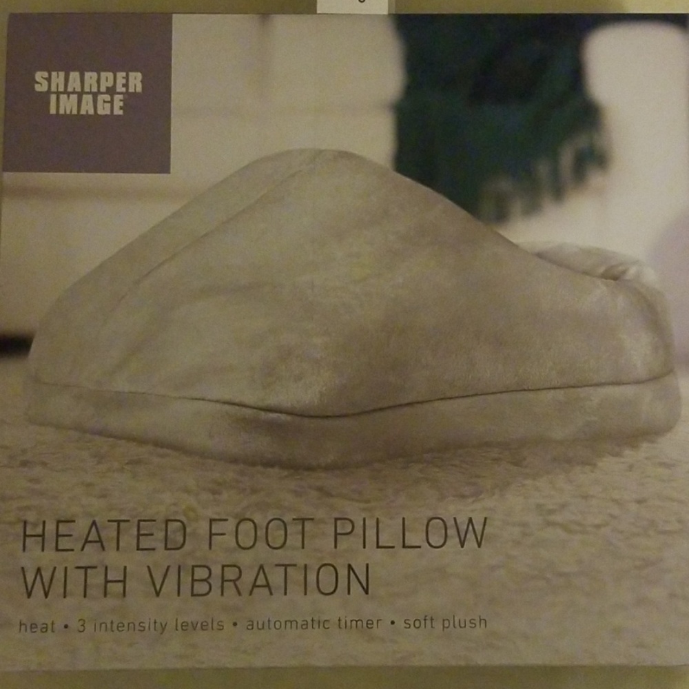 Shaper Image Heated Foot Pillow with Vibration